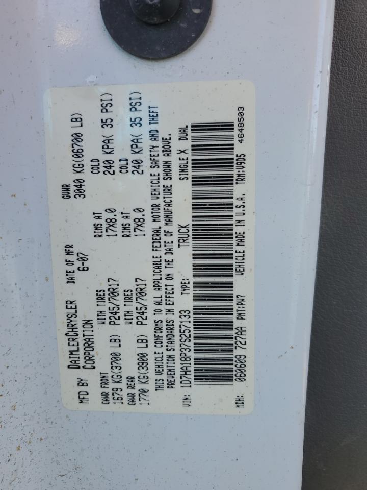 1D7HA18P37S257133 2007 Dodge Ram 1500 St