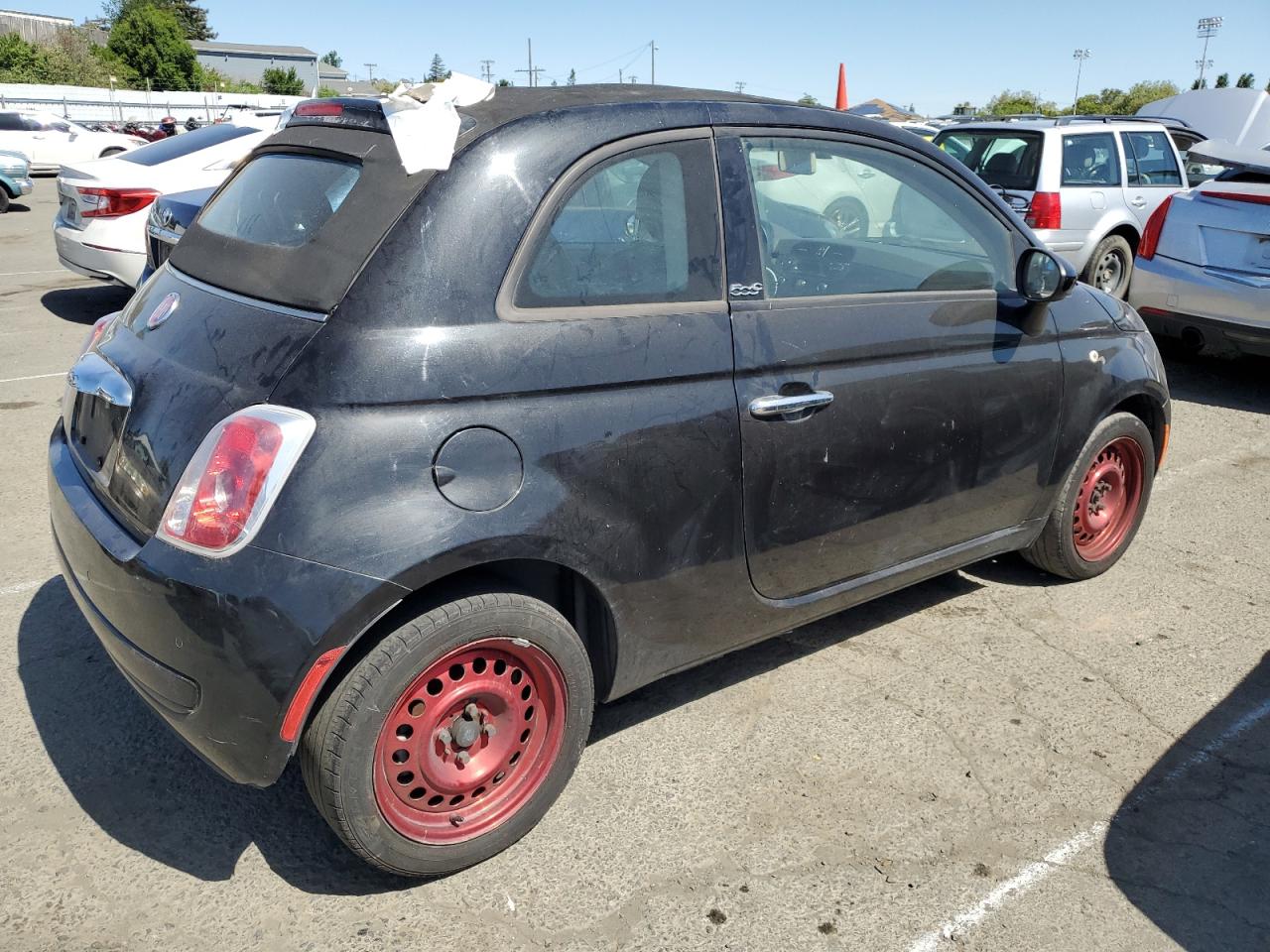 2012 Fiat 500 Pop vin: 3C3CFFDR3CT223409