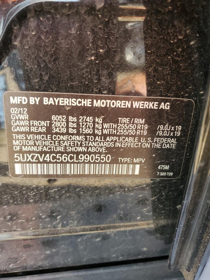 5UXZV4C56CL990550 2012 BMW X5 xDrive35I