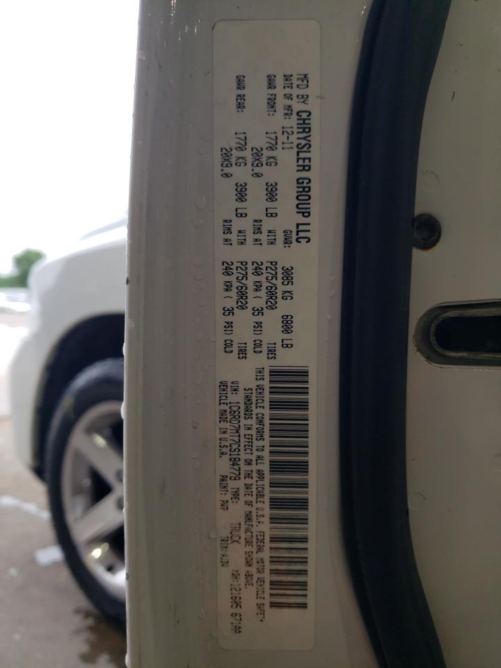 1C6RD7MT7CS184779 2012 Dodge Ram 1500 Sport