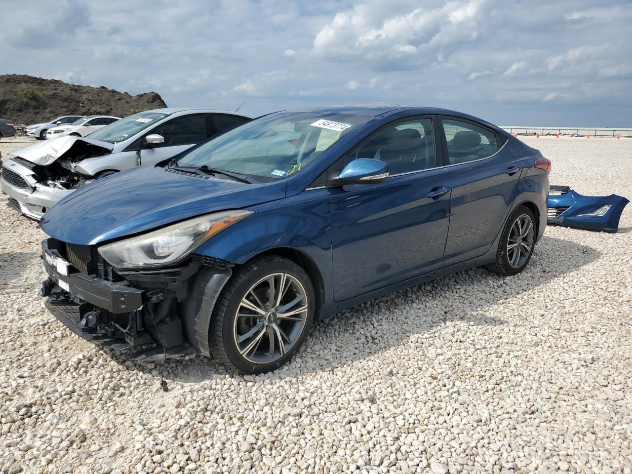 KMHDH4AH4EU174784 2014 Hyundai Elantra Se