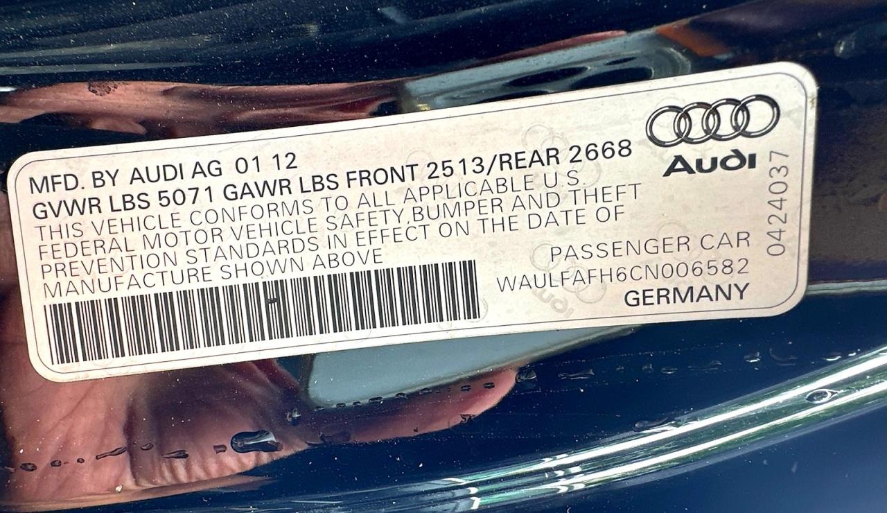 WAULFAFH6CN006582 2012 Audi A5 Premium Plus