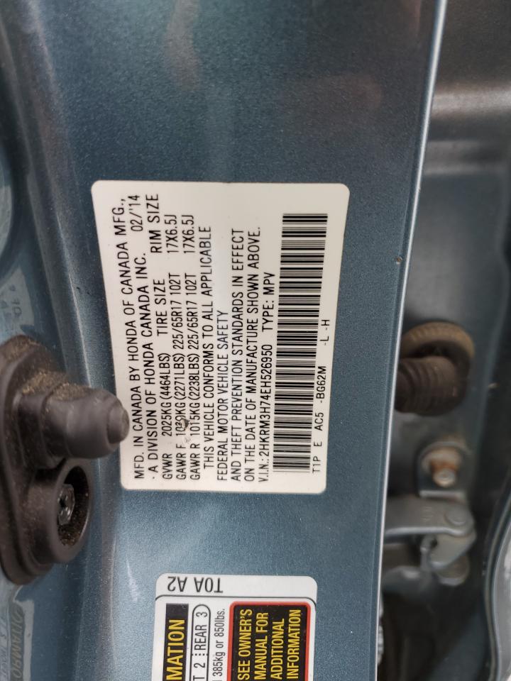 2HKRM3H74EH526950 2014 Honda Cr-V Exl