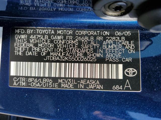 2005 Toyota Camry Se VIN: JTDBA32K550026025 Lot: 52940454