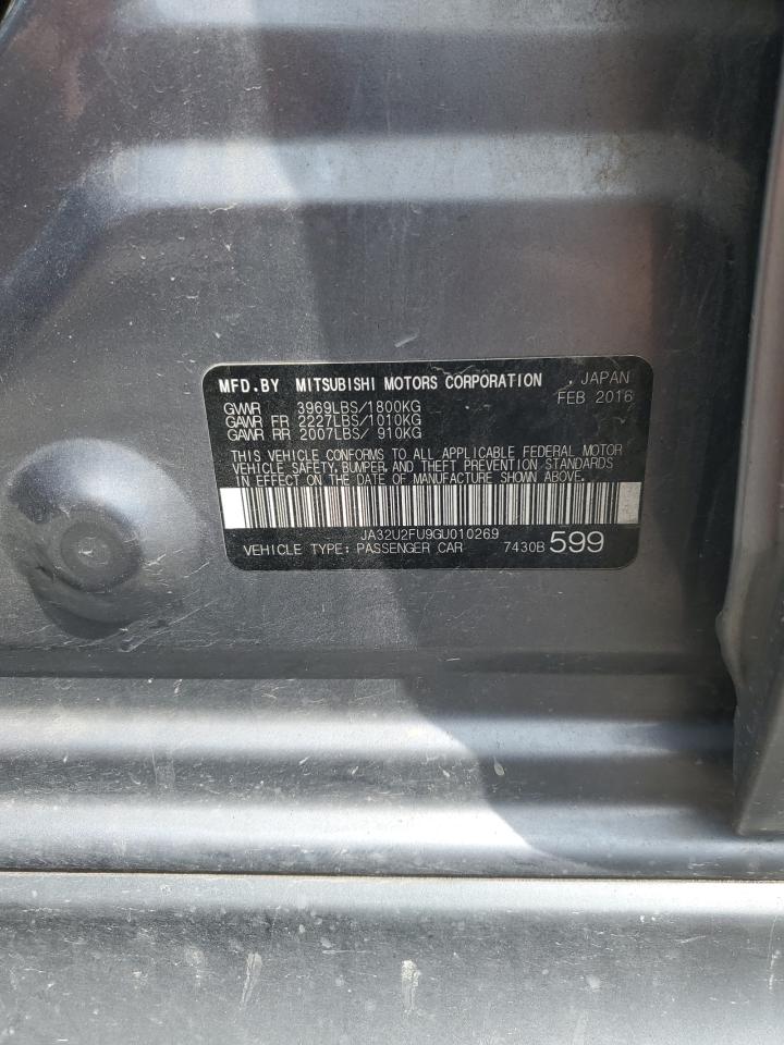 JA32U2FU9GU010269 2016 Mitsubishi Lancer Es