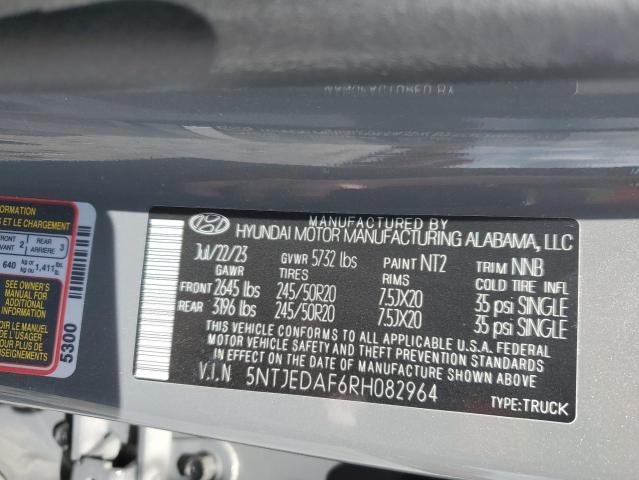 2024 Hyundai Santa Cruz Limited VIN: 5NTJEDAF6RH082964 Lot: 56412114