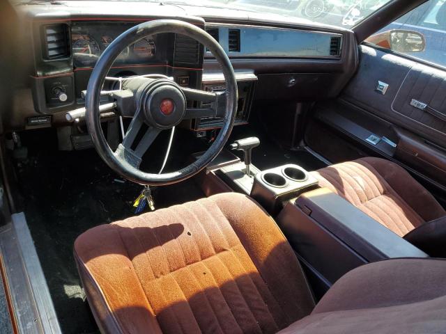 1986 Chevrolet Monte Carlo VIN: 1G1GZ37G1GR198675 Lot: 53802854