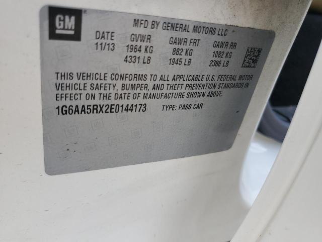 2014 Cadillac Ats VIN: 1G6AA5RX2E0144173 Lot: 53319794