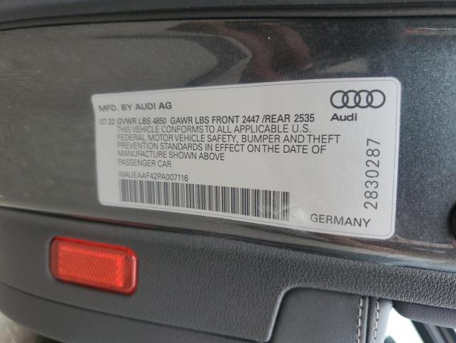 WAUEAAF42PA007116 Audi A4 PREMIUM 12