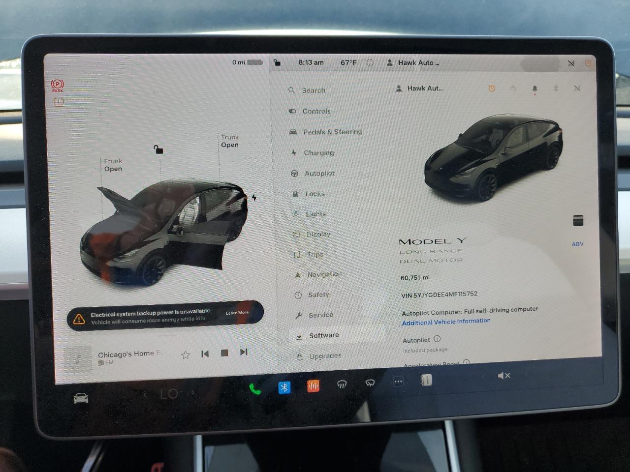 2021 Tesla Model Y vin: 5YJYGDEE4MF115752