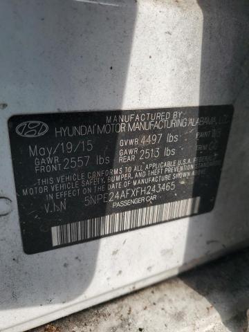 5NPE24AFXFH243465 | 2015 Hyundai sonata se