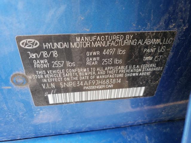 2018 Hyundai Sonata Sport VIN: 5NPE34AF9JH683814 Lot: 55390444