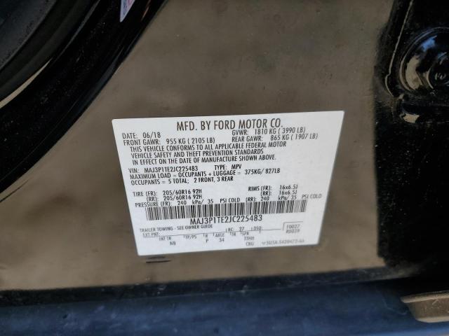 2018 Ford Ecosport Se VIN: MAJ3P1TE2JC225483 Lot: 55752184