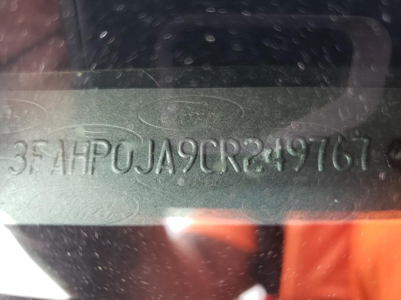 3FAHP0JA9CR249767 2012 Ford Fusion Sel