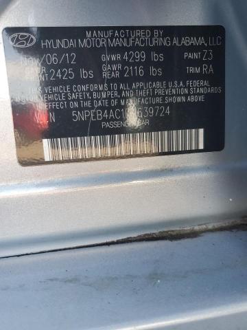 2013 Hyundai Sonata Gls VIN: 5NPEB4AC1DH639724 Lot: 56907414