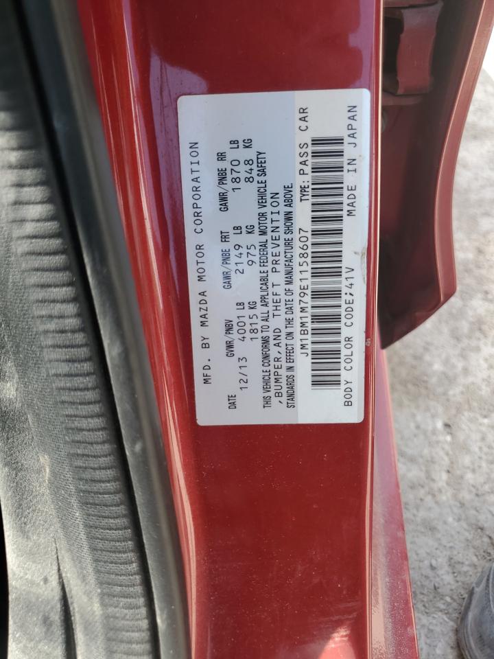 JM1BM1M79E1158607 2014 Mazda 3 Grand Touring