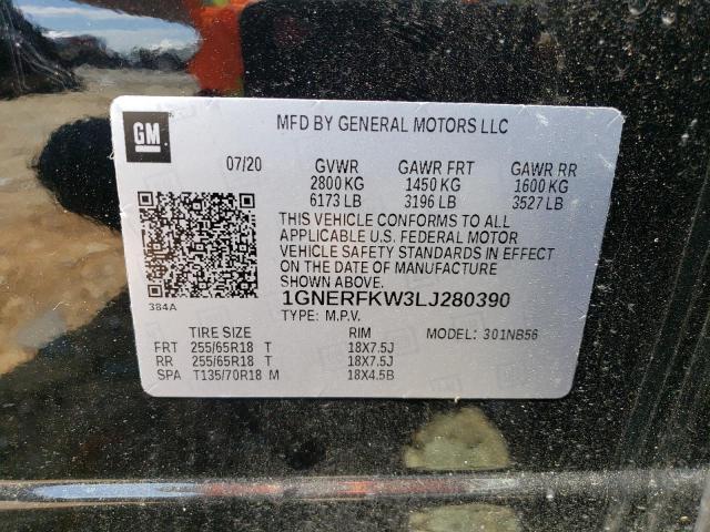 2020 Chevrolet Traverse Ls VIN: 1GNERFKW3LJ280390 Lot: 56083654