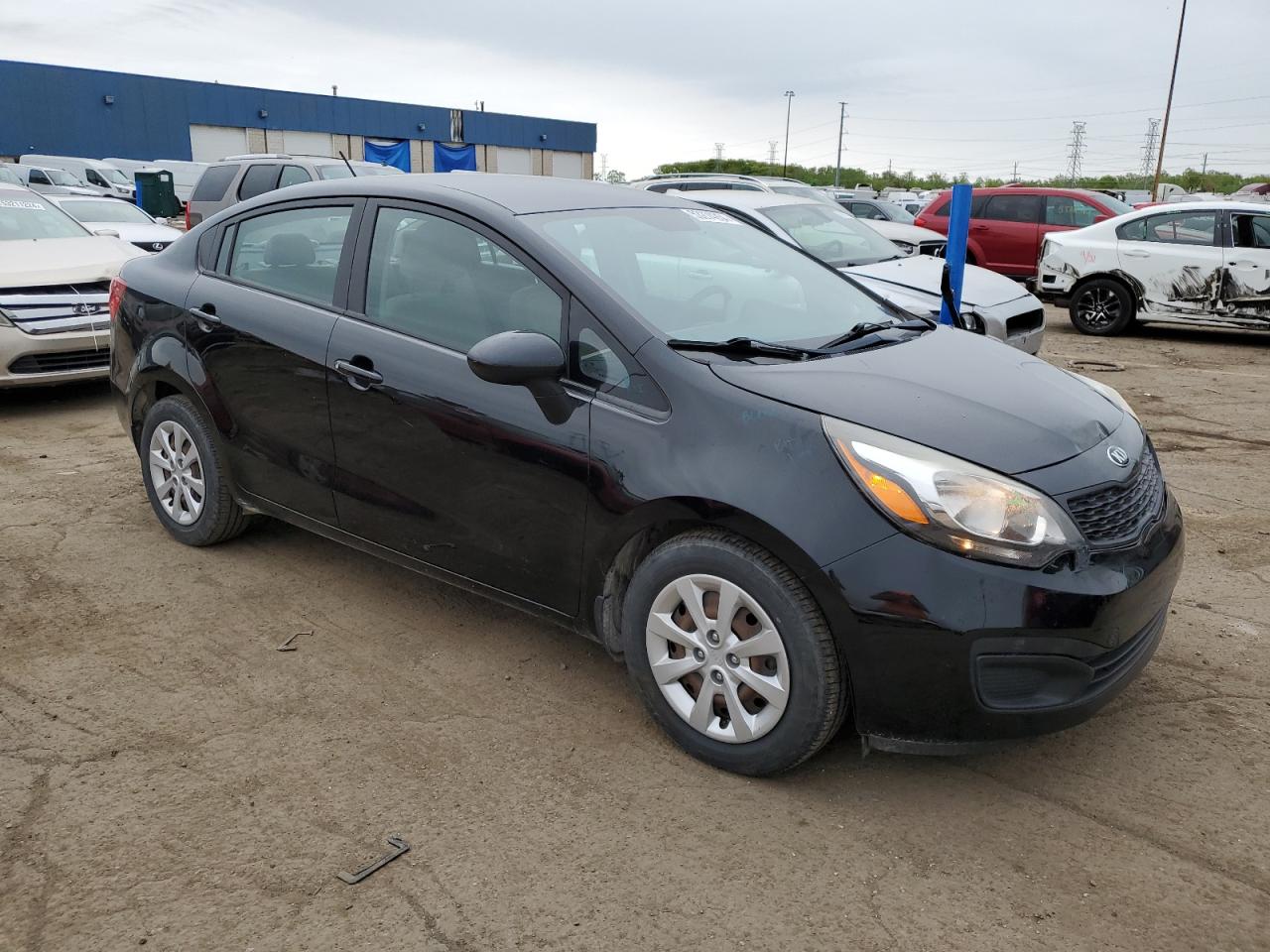 KNADM4A30E6378665 2014 Kia Rio Lx