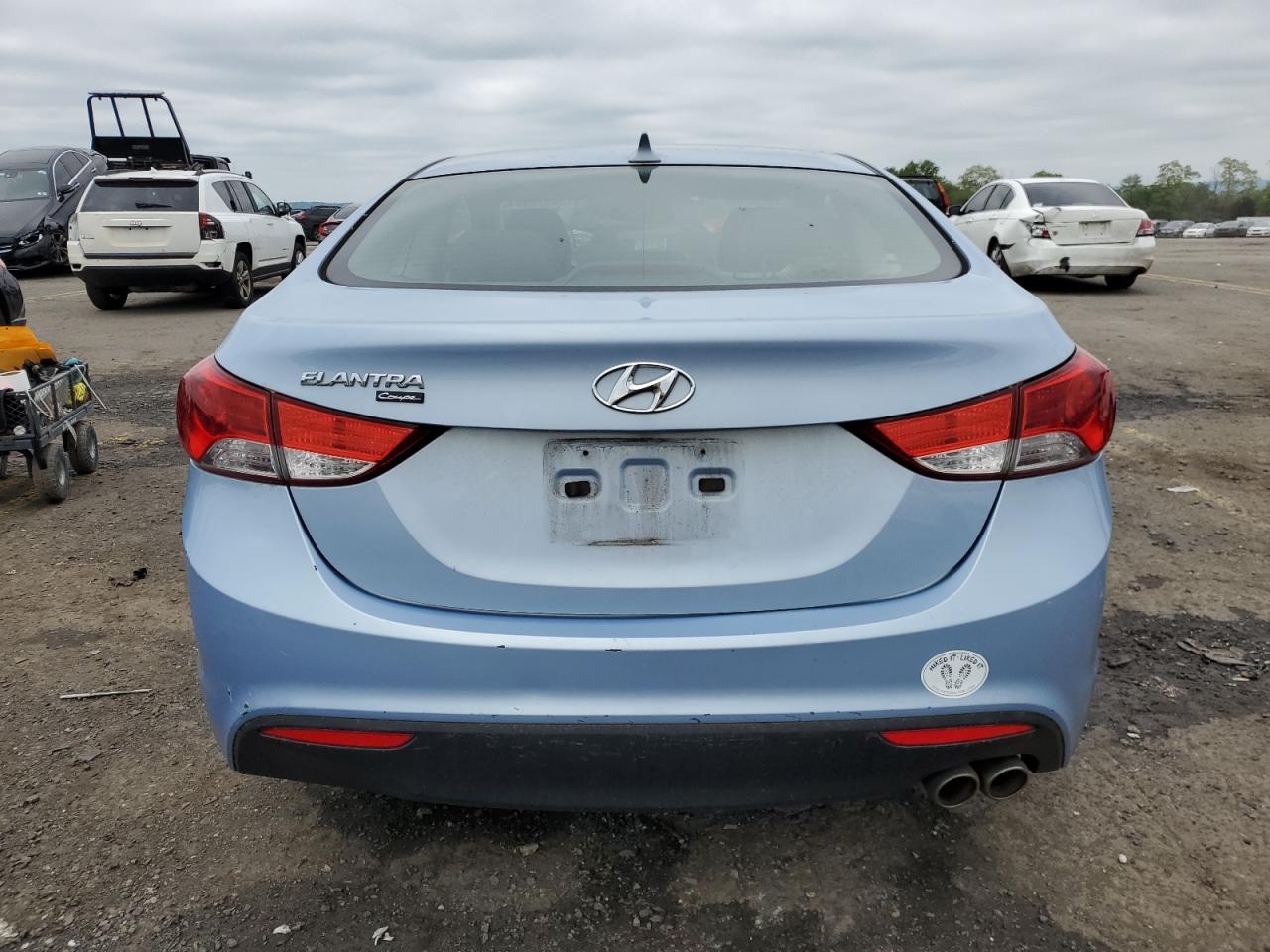 KMHDH6AE4DU010662 2013 Hyundai Elantra Coupe Gs