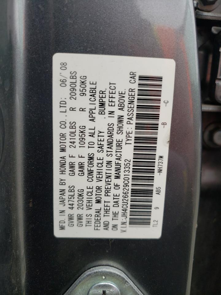 JH4CU26629C013352 2009 Acura Tsx