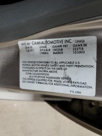 2002 Chevrolet Tracker VIN: 2CNBJ13C426929230 Lot: 56120974