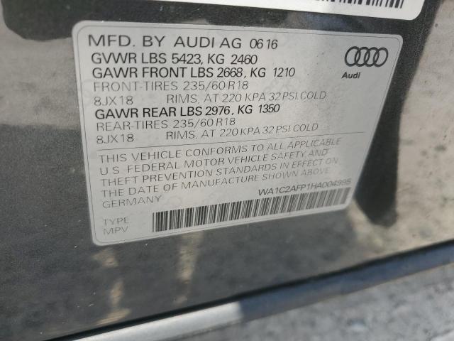 VIN WA1C2AFP1HA004995 2017 Audi Q5, Premium no.13