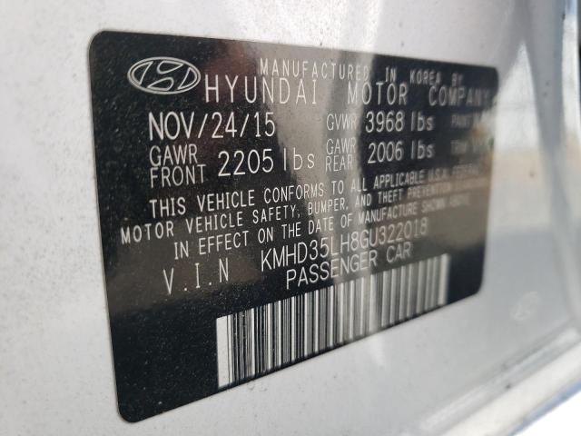 2016 Hyundai Elantra Gt VIN: KMHD35LH8GU322018 Lot: 54797394