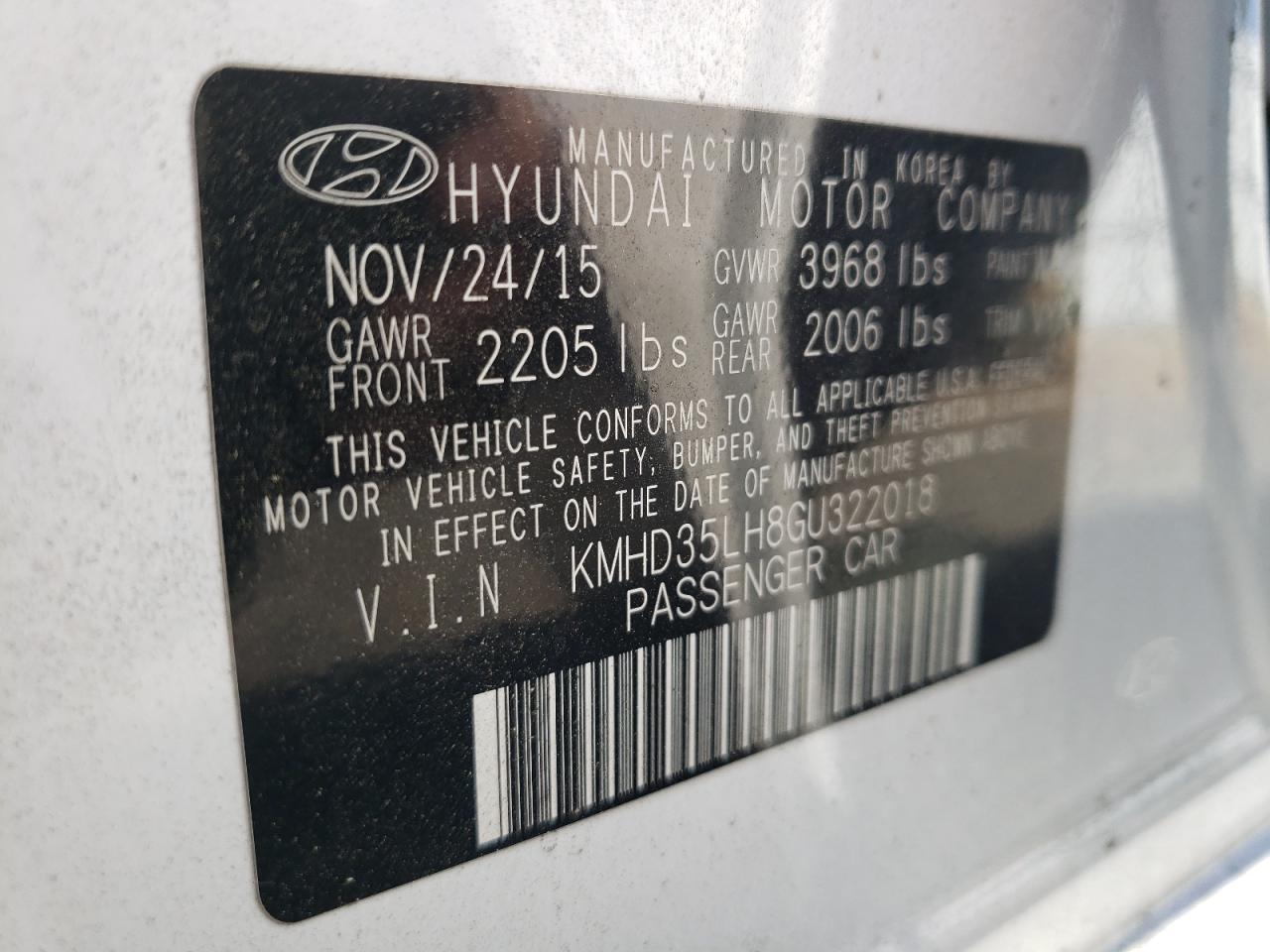 KMHD35LH8GU322018 2016 Hyundai Elantra Gt