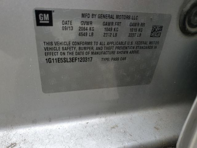 2014 Chevrolet Malibu 2Lt VIN: 1G11E5SL3EF120317 Lot: 54323464