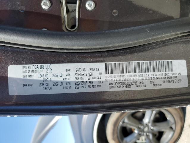 2018 Dodge Journey Crossroad VIN: 3C4PDCGG5JT335590 Lot: 54036834