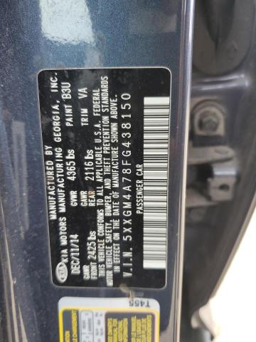 2015 Kia Optima Lx VIN: 5XXGM4A78FG438150 Lot: 54967854