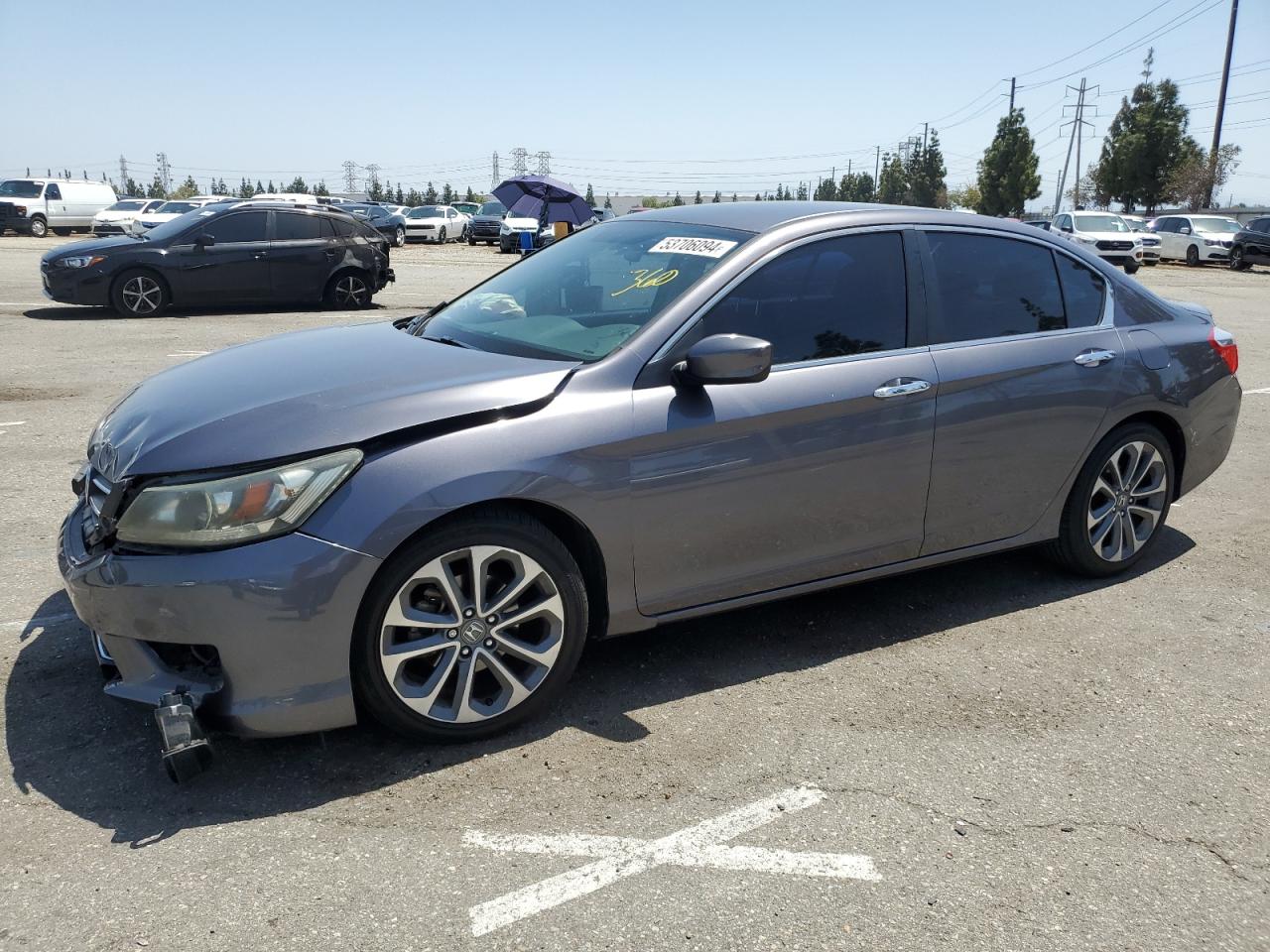 1HGCR2F50EA203796 2014 Honda Accord Sport