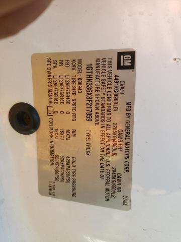 2008 GMC Sierra K3500 VIN: 1GTHK336X8F217059 Lot: 55423374