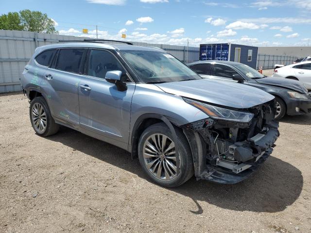 VIN 5TDFZRBH5MS080521 2021 Toyota Highlander, Platinum no.4