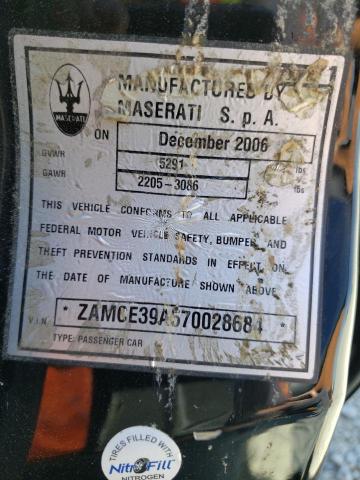 Lot #2506146039 2007 MASERATI QUATTROPOR salvage car