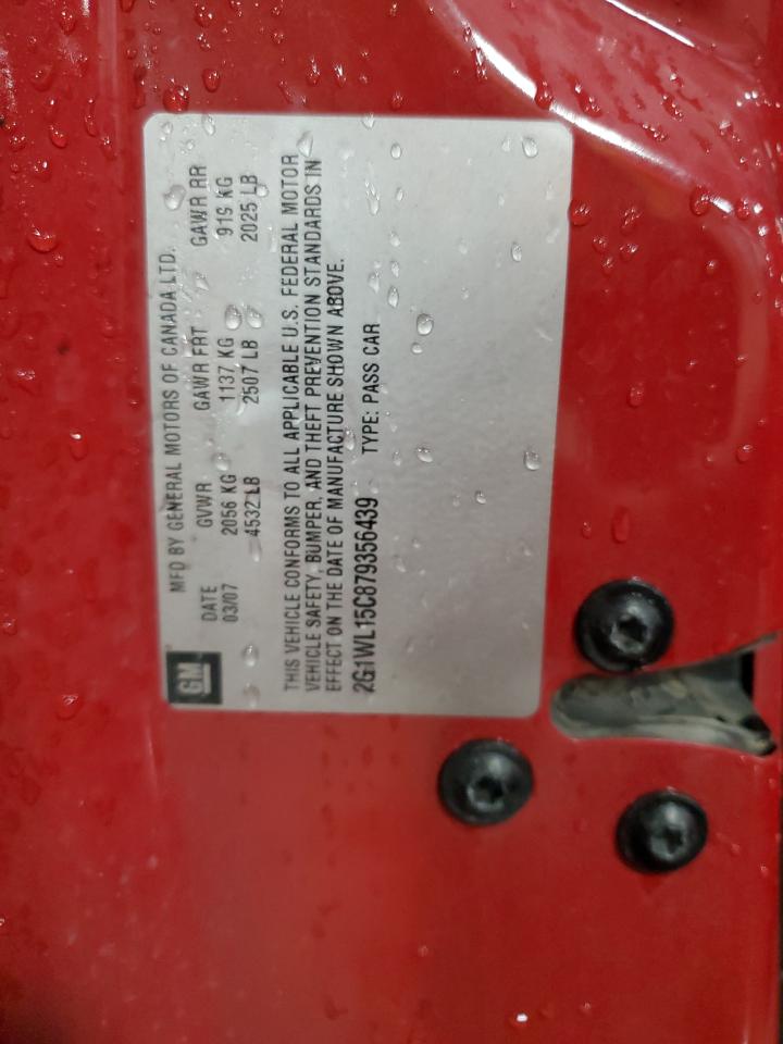 2G1WL15C879356439 2007 Chevrolet Monte Carlo Ss