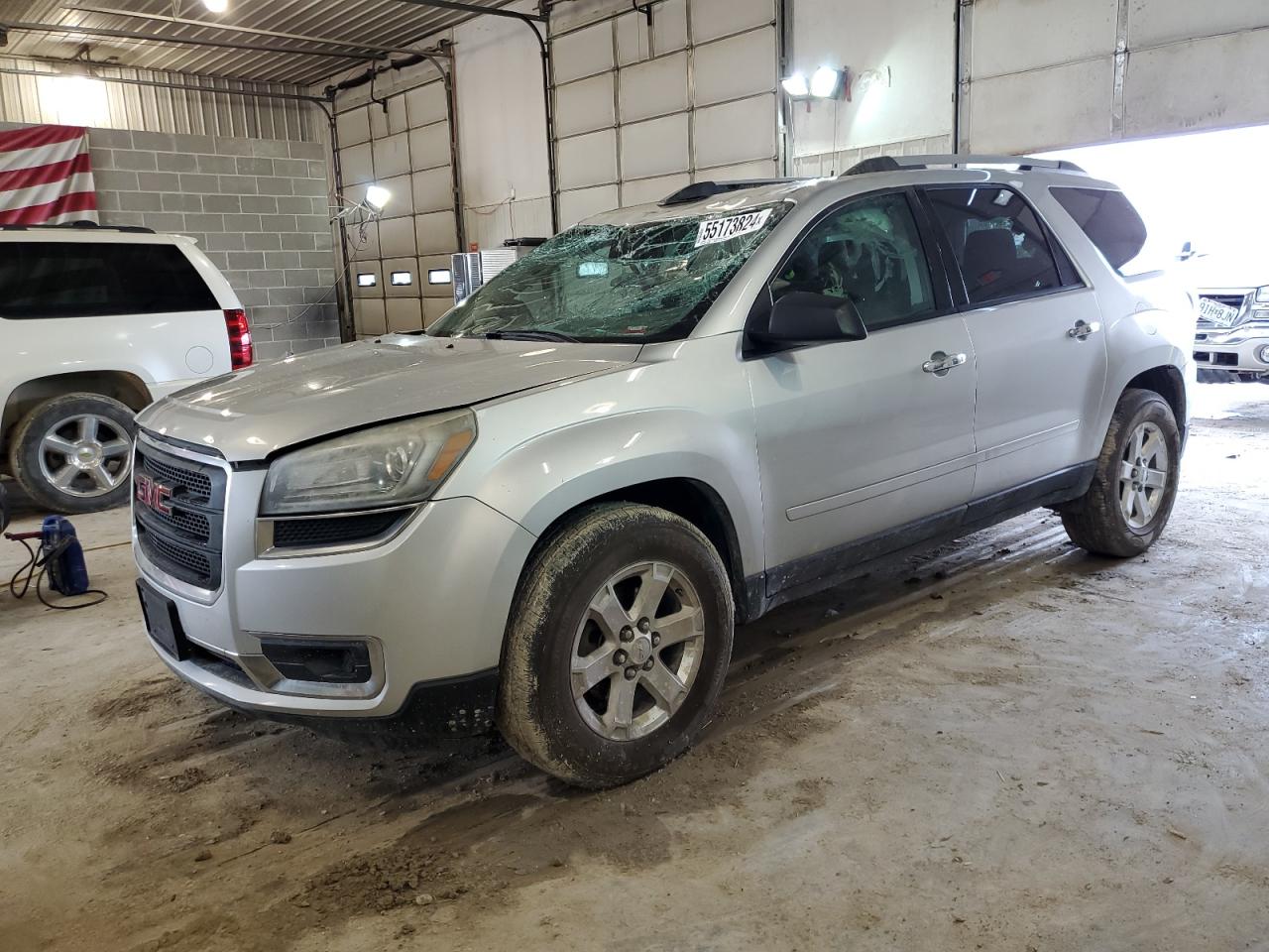 1GKKRPKD0EJ186717 2014 GMC Acadia Sle