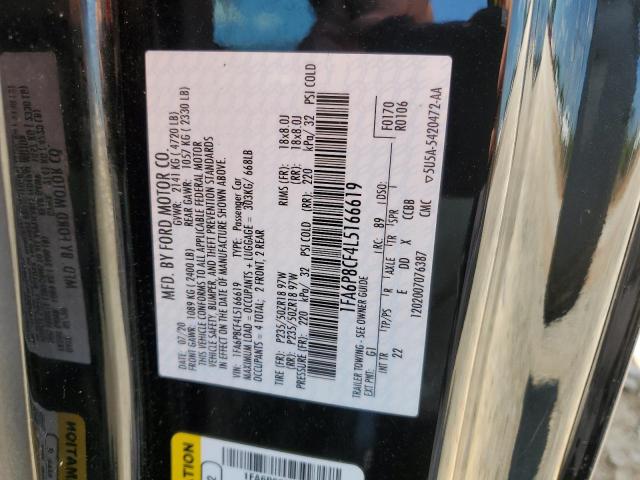 2020 Ford Mustang Gt VIN: 1FA6P8CF4L5166619 Lot: 55933904