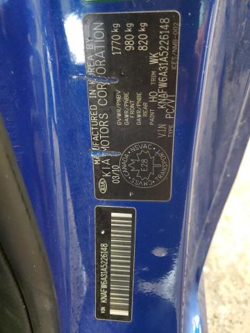 2010 Kia Forte Sx VIN: KNAFW6A31A5226148 Lot: 56388174