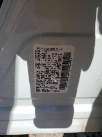 2012 Nissan Rogue S VIN: JN8AS5MT2CW263936 Lot: 56890024