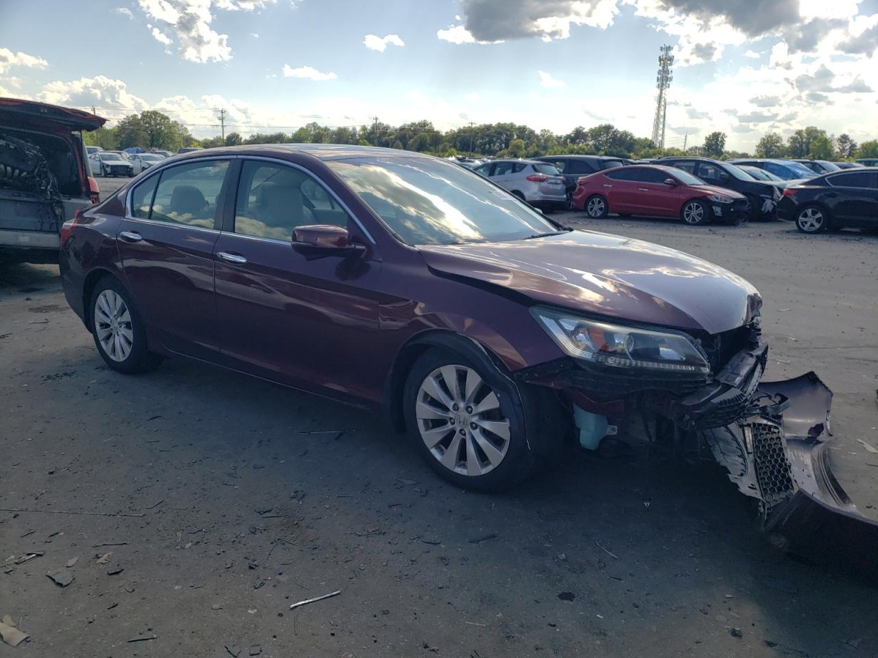 1HGCR2F82DA123988 2013 Honda Accord Exl