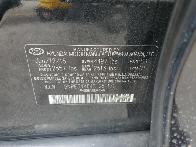 2015 Hyundai Sonata Sport VIN: 5NPE34AF4FH251171 Lot: 54892174