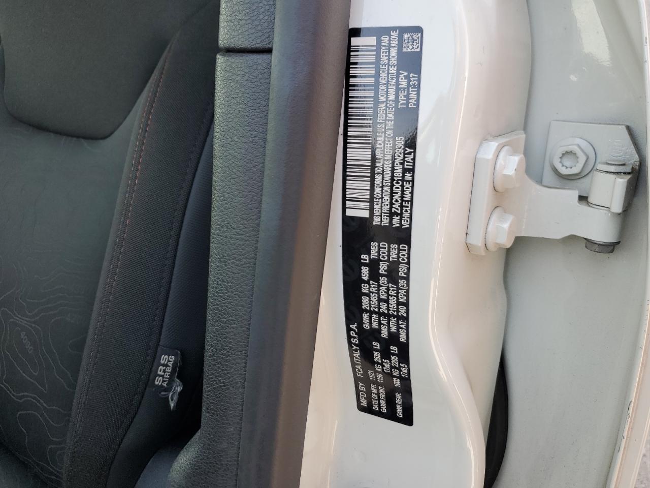 ZACNJDC18MPN29305 2021 Jeep Renegade Trailhawk