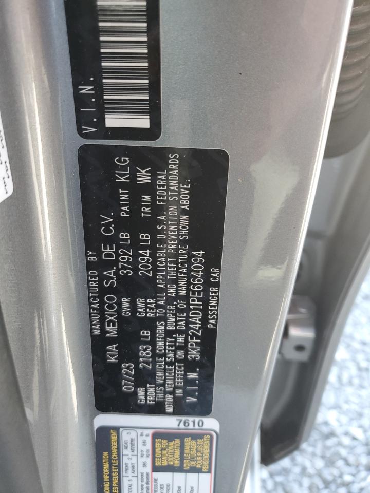 3KPF24AD1PE664094 2023 Kia Forte Lx