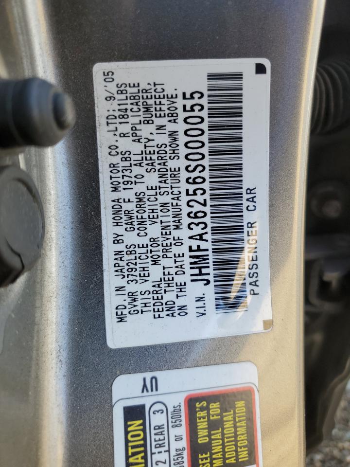 JHMFA36256S000055 2006 Honda Civic Hybrid