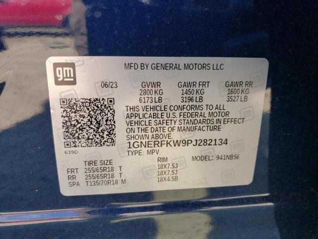 2023 CHEVROLET TRAVERSE L - 1GNERFKW9PJ282134
