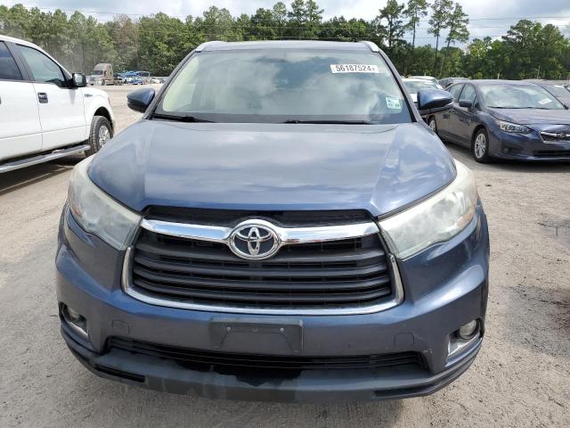 2014 Toyota Highlander Limited VIN: 5TDDKRFH0ES039463 Lot: 56187524