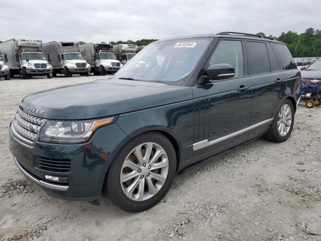 2016 Land Rover Range Rover Hse VIN: SALGS2VF0GA261336 Lot: 54732344