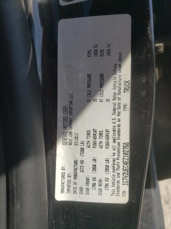 1GTV2UEC4EZ102768 2014 GMC Sierra K1500 Sle