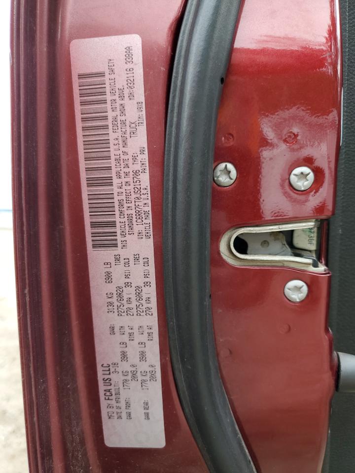 1C6RR7FT0JS215706 2018 Ram 1500 St